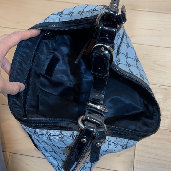 Ralph Lauren Monogram Large Shoulder Purse - Picture 7 of 9